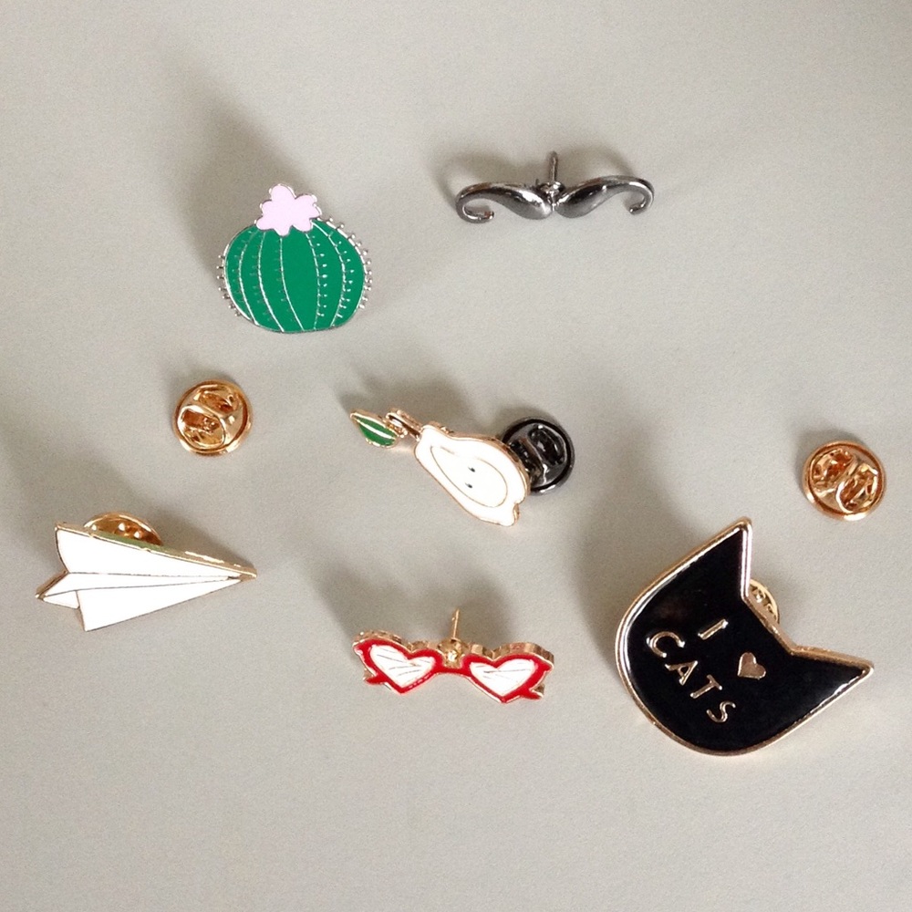 6pcs brooches pins sale